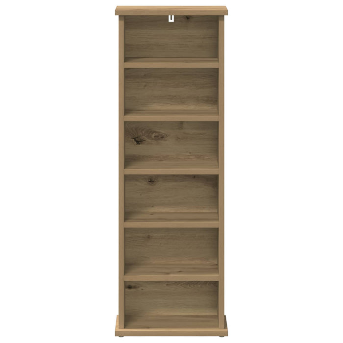 Dulap pentru CD-uri Stejar Artizanal 60 x 17 x 92 cm WALTI