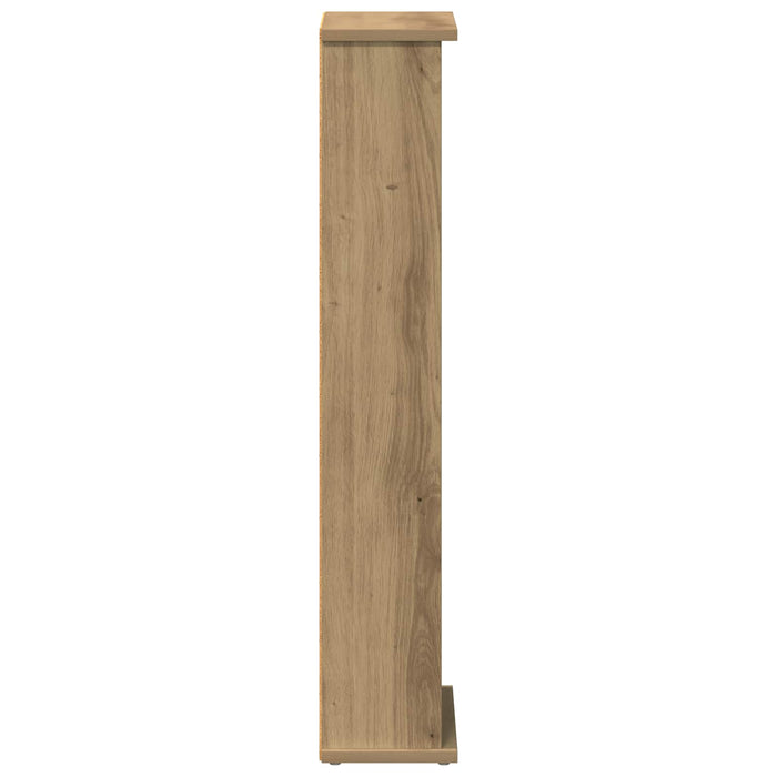 Dulap pentru CD-uri Stejar Artizanal 60 x 17 x 92 cm WALTI