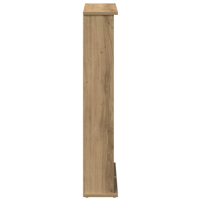 Dulap pentru CD-uri 2 buc. Stejar Artizanal 60 x 17 x 92 cm WALTI