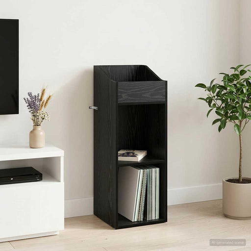 Dulap pentru discuri de vinil Stejar Negru 36 x 36 x 95,5 cm - WALTI WALTI