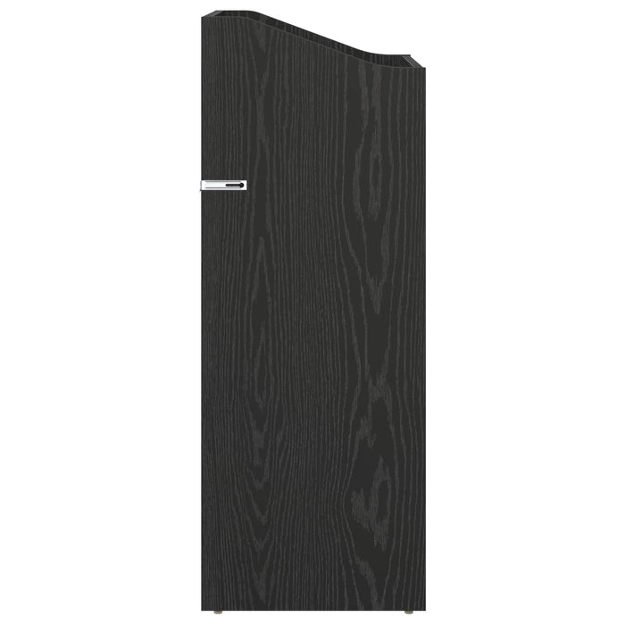 Dulap pentru discuri de vinil Stejar Negru 36 x 36 x 95,5 cm WALTI
