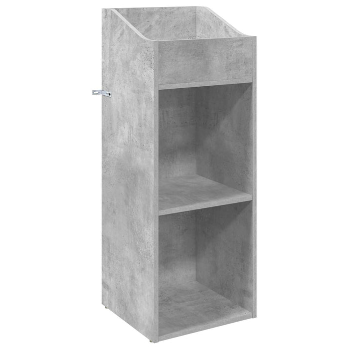 Dulap pentru discuri de vinil Gri Beton 36 x 36 x 95,5 cm WALTI