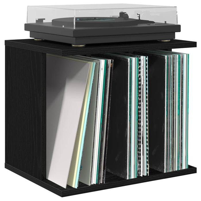 Depozitare Vinil Stejar Negru 42 x 33 x 36 cm Lemn prelucrat WALTI