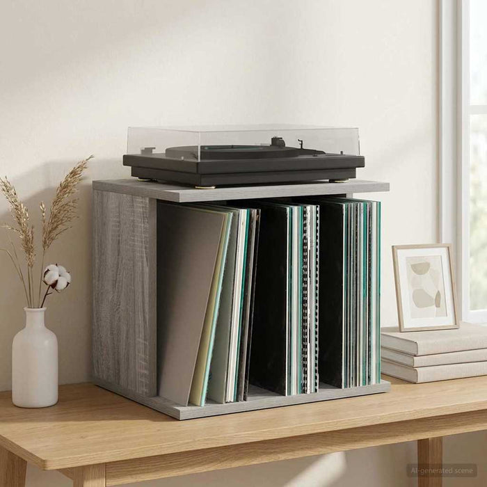 Depozitare Vinil Sonoma gri 42 x 33 x 36 cm Lemn prelucrat WALTI