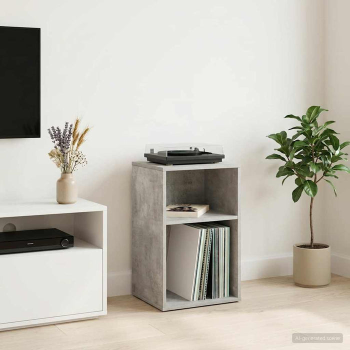 Dulap pentru discuri de vinil Gri Beton 38 x 33 x 61 cm - WALTI WALTI