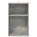 Dulap pentru discuri de vinil Gri Beton 38 x 33 x 61 cm - WALTI WALTI