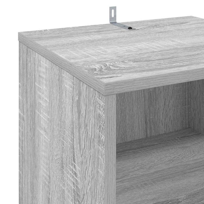 Dulap pentru discuri de vinil Sonoma gri 38 x 33 x 61 cm - WALTI WALTI