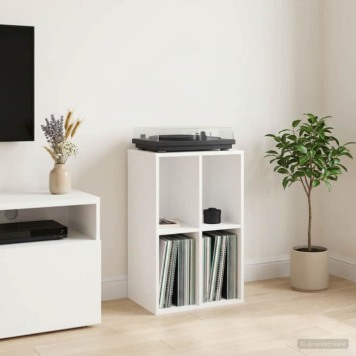 Dulap pentru discuri de vinil Alb 44,5 x 36,5 x 74,5 cm WALTI