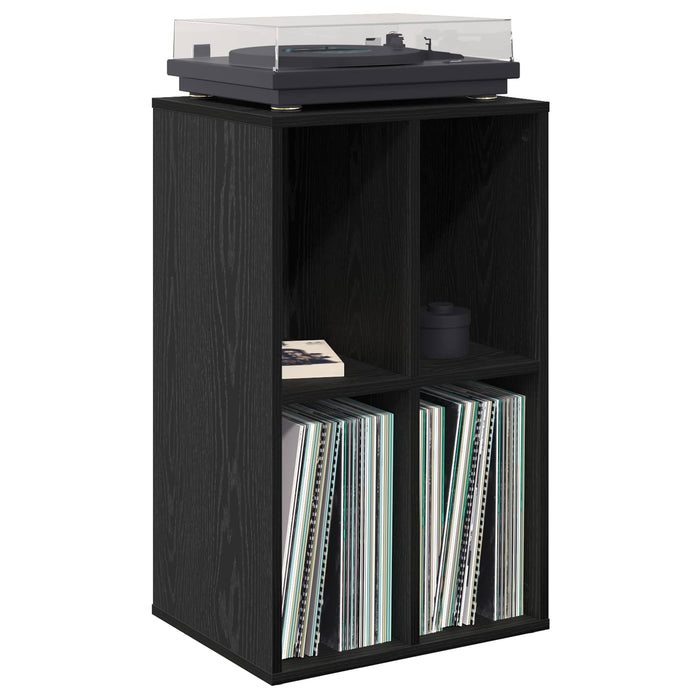 Dulap pentru discuri de vinil Stejar Negru Lemn prelucrat WALTI