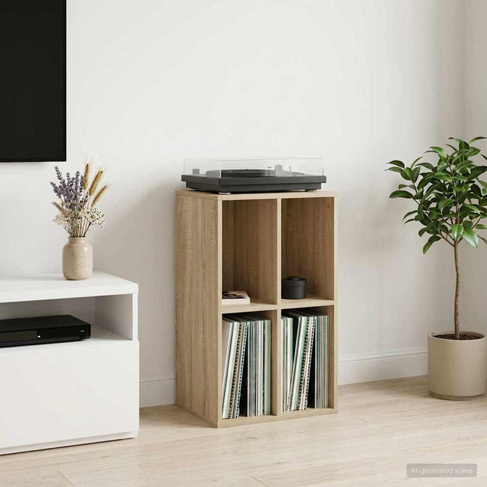 Dulap pentru discuri de vinil Stejar Sonoma Lemn prelucrat WALTI