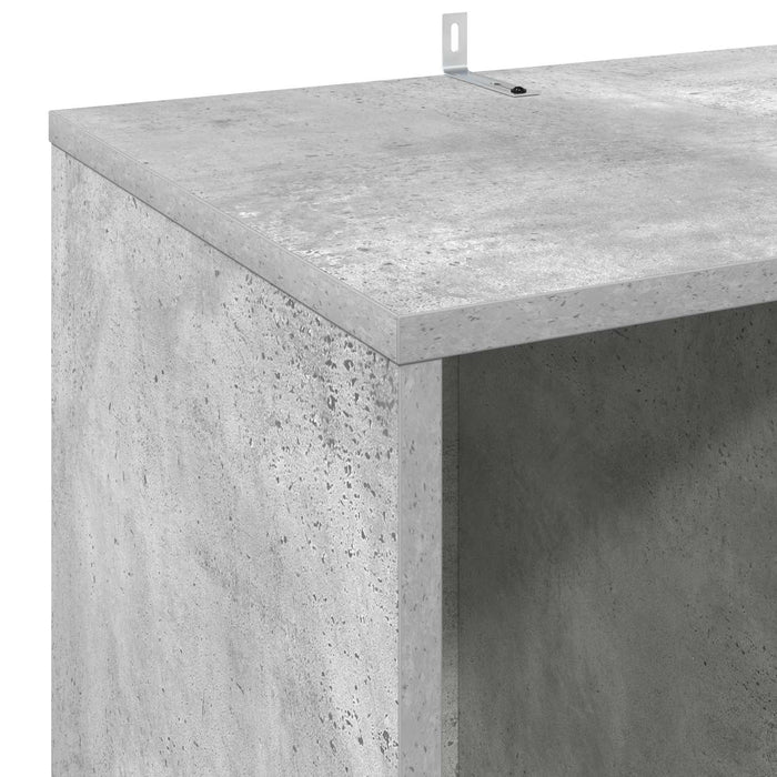 Dulap pentru discuri de vinil Gri Beton 44,5 x 36,5 x 74,5 cm WALTI