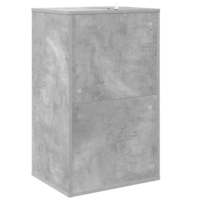 Dulap pentru discuri de vinil Gri Beton 44,5 x 36,5 x 74,5 cm WALTI