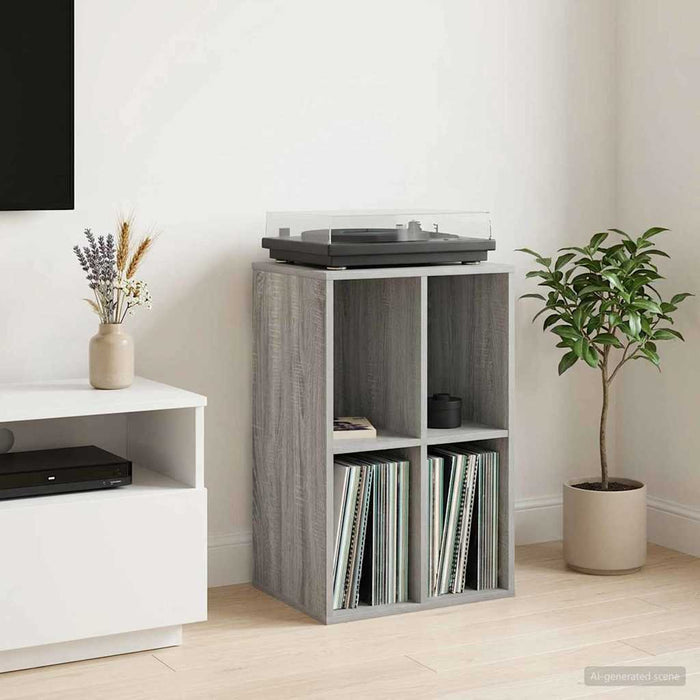 Dulap pentru discuri de vinil Sonoma gri 44,5 x 36,5 x 74,5 cm WALTI