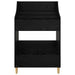 Shelve media Stejar Negru 70,5 x 46 x 112 cm Lemn prelucrat - WALTI WALTI