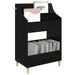 Shelve media Stejar Negru 70,5 x 46 x 112 cm Lemn prelucrat - WALTI WALTI