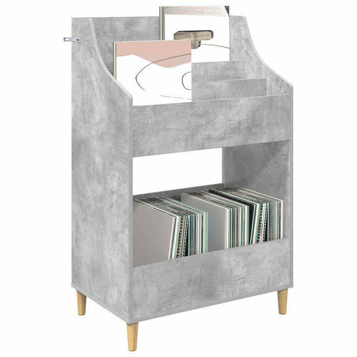 Shelve media Gri Beton 70,5 x 46 x 112 cm Lemn prelucrat - WALTI WALTI