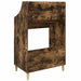 Shelve media Stejar fumuriu 70,5 x 46 x 112 cm Lemn prelucrat - WALTI WALTI