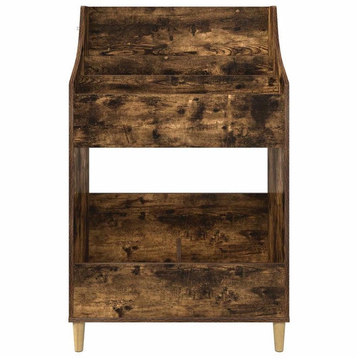Shelve media Stejar fumuriu 70,5 x 46 x 112 cm Lemn prelucrat - WALTI WALTI