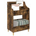 Shelve media Stejar fumuriu 70,5 x 46 x 112 cm Lemn prelucrat - WALTI WALTI