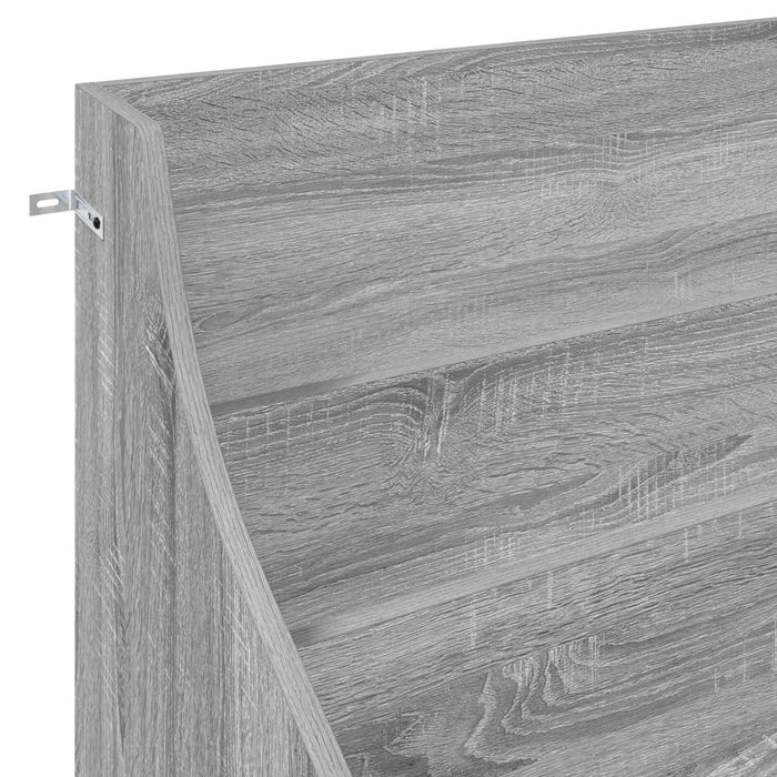 Shelve media Sonoma gri 70,5 x 46 x 112 cm Lemn prelucrat - WALTI WALTI