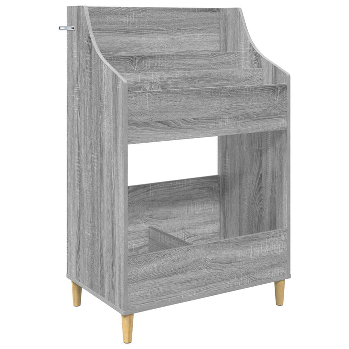 Shelve media Sonoma gri 70,5 x 46 x 112 cm Lemn prelucrat - WALTI WALTI