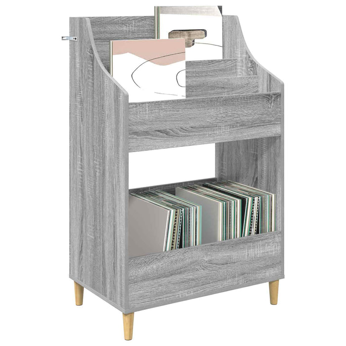 Shelve media Sonoma gri 70,5 x 46 x 112 cm Lemn prelucrat - WALTI WALTI