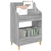 Shelve media Sonoma gri 70,5 x 46 x 112 cm Lemn prelucrat - WALTI WALTI