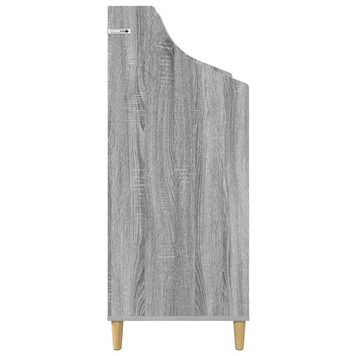 Shelve media Sonoma gri 70,5 x 46 x 112 cm Lemn prelucrat - WALTI WALTI