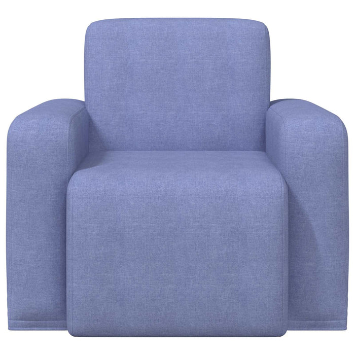 Fotoliu Albastru Jeans Țesătură - WALTI WALTI