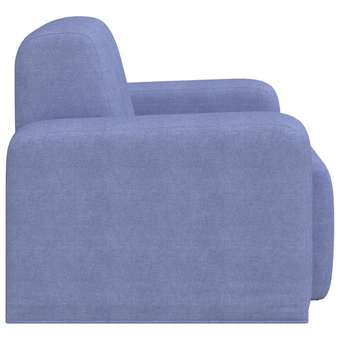 Fotoliu Albastru Jeans Țesătură - WALTI WALTI