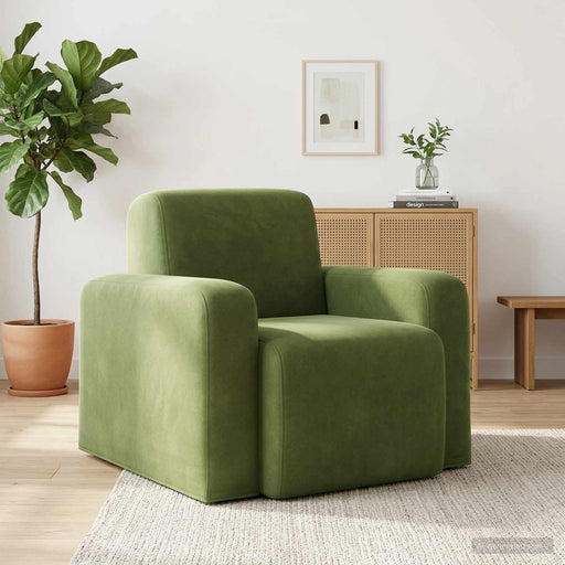 Fotoliu Verde deschis Catifea - WALTI WALTI