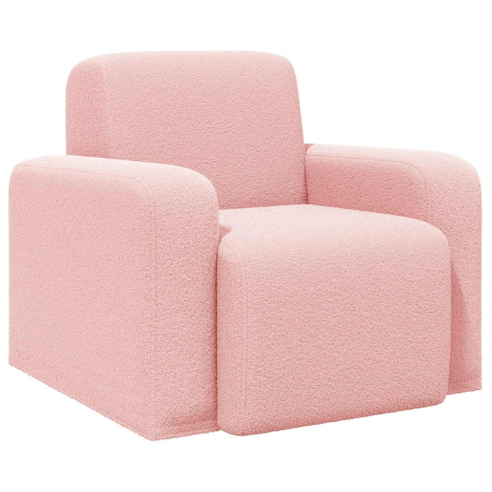 Fotoliu Roz Bouclé - WALTI WALTI