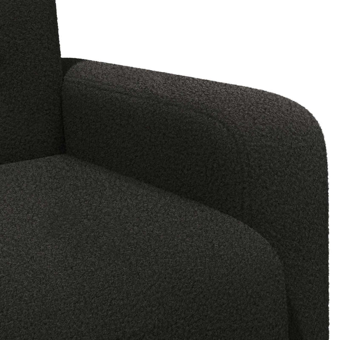 Fotoliu Negru Bouclé - WALTI WALTI