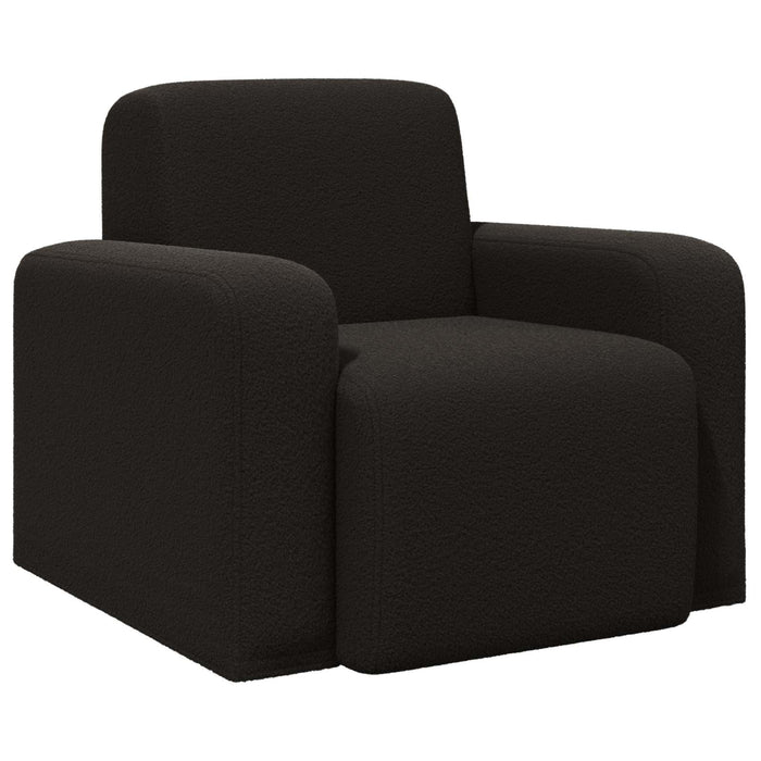 Fotoliu Negru Bouclé - WALTI WALTI