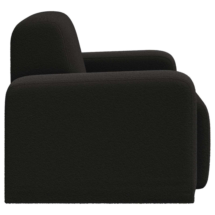 Fotoliu Negru Bouclé - WALTI WALTI