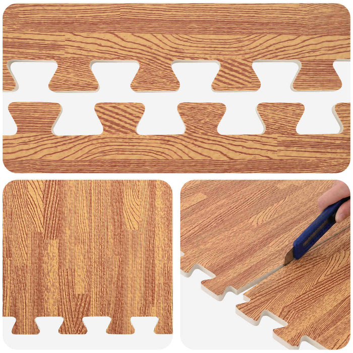 Covorase 40 pcs lemn 14,4 m² Spumă EVA - WALTI WALTI
