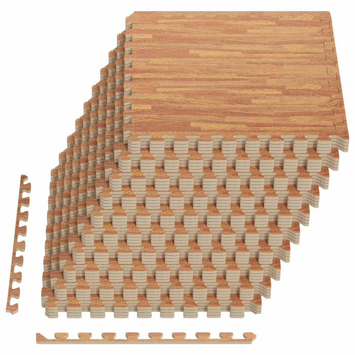 Covorase 40 pcs lemn 14,4 m² Spumă EVA - WALTI WALTI