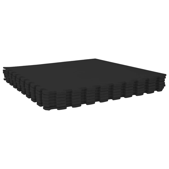 Covorase 24 pcs Negru 8,64 m² Spumă EVA WALTI