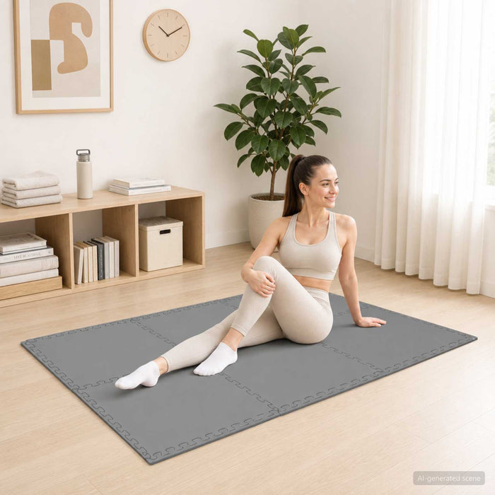 Covorase 50 pcs Gri 18 m² Spumă EVA WALTI