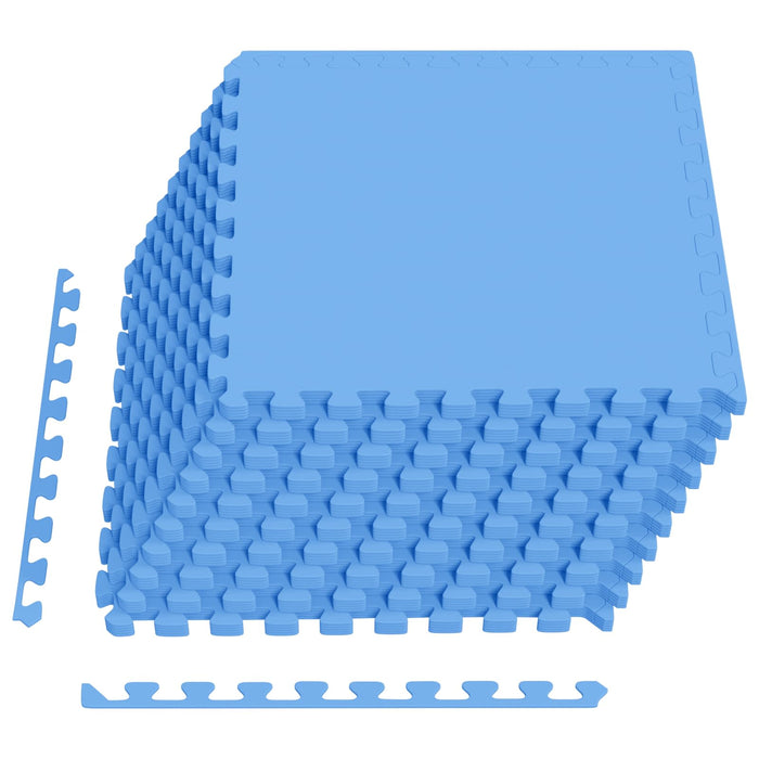 Covorase 50 pcs albastru 18 m² Spumă EVA WALTI