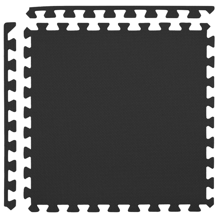 Covorase 12 pcs Negru 4,32 m² Spumă EVA WALTI