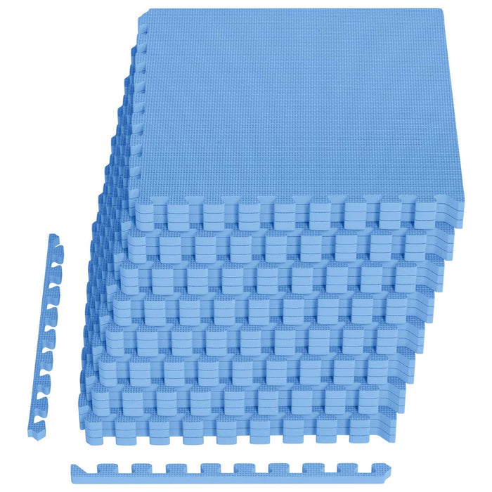 Covorase 24 pcs albastru 8,64 m² Spumă EVA WALTI
