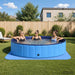 Covor de bazin pentru piscină 49 buc. Ø 408 cm Rotund Spumă EVA - WALTI WALTI