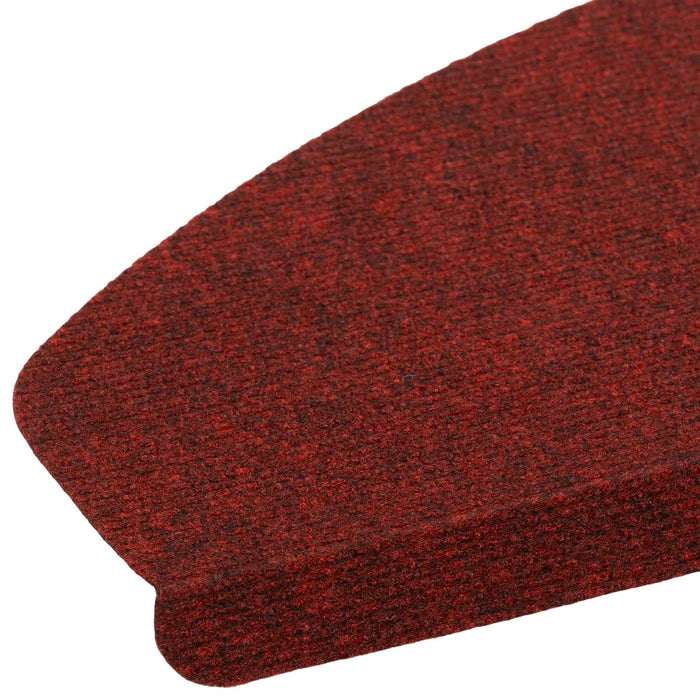 Mochete autocolante pentru scară 15 pcs Roșu 80 x 28 x 3,5 cm - WALTI WALTI