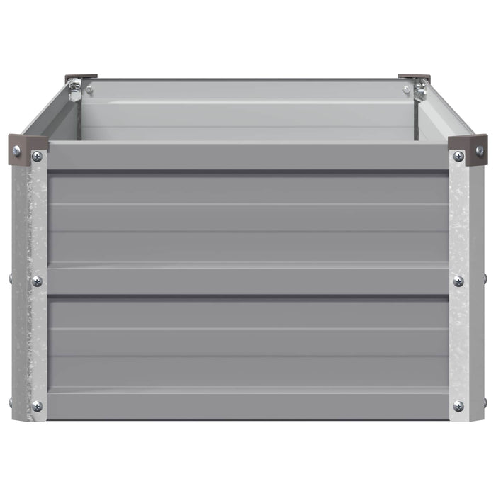 Pat de grădină ridicat Gri 100 x 40 x 24 cm WALTI