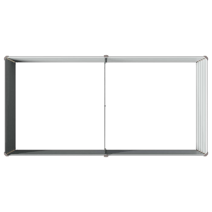 Pat de grădină ridicat Gri 160 x 80 x 55 cm WALTI