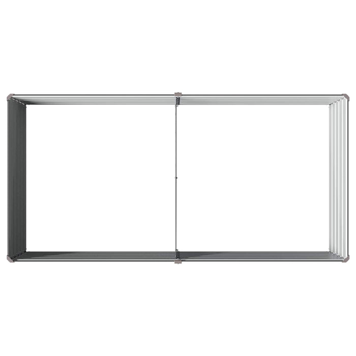 Pat de grădină ridicat Antracit 160 x 80 x 55 cm WALTI