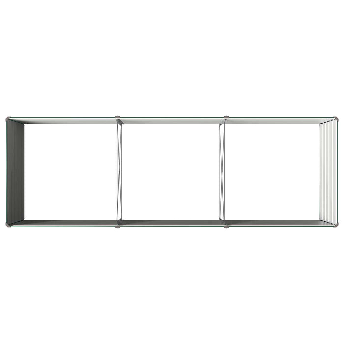 Pat de grădină ridicat Verde 240 x 80 x 55 cm WALTI