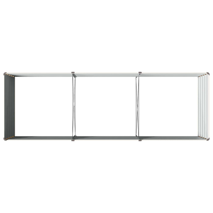 Pat de grădină ridicat Creme 240 x 80 x 55 cm WALTI