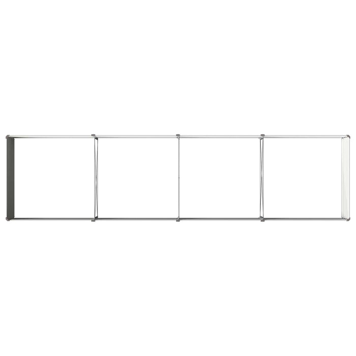 Pat de grădină ridicat Gri 320 x 80 x 55 cm WALTI